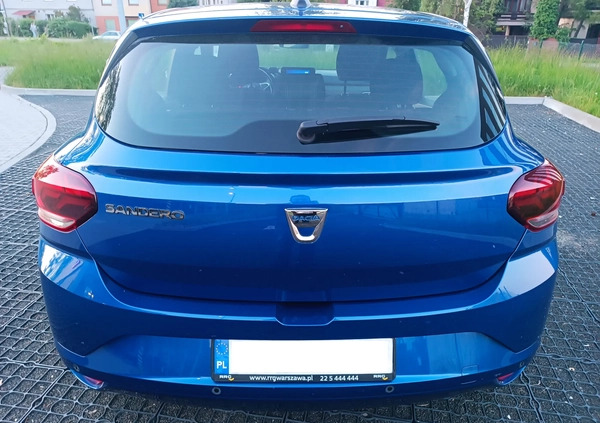 Dacia Sandero cena 43900 przebieg: 141500, rok produkcji 2021 z Kraków małe 56